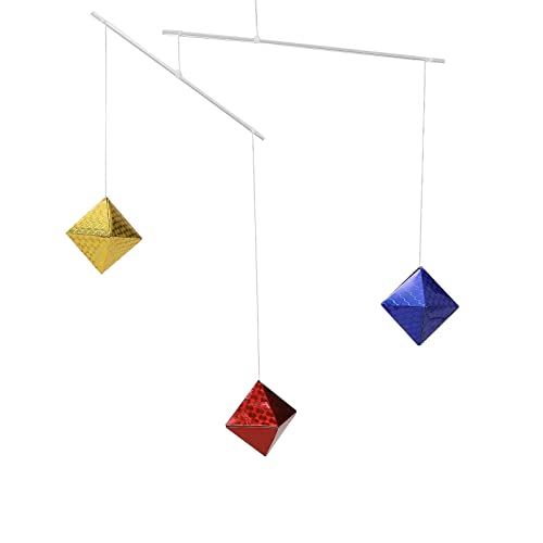 Image of LEADER JOY Montessori Octahedron Moblie Montessori Inspired Mobile Visual Mobiles