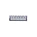 20 Pcs 1mmP Count: 18 Upper Contacts, Black FFC/FPC Connector Insert, P=1mm 1mm HLW18R-2C7LF