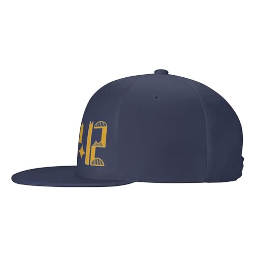 Pittsburgh Skyline 412 Adjustable Outdoor Baseball Hat Flat Hat4