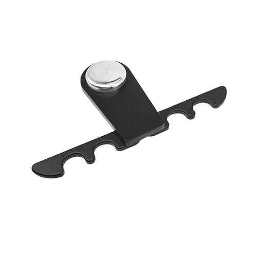 Colaxi Pool Cue Holder for Billiard Table, Pool Stick Holder, Weighted Billiard Cue Stand for Club Family Recreation Room, Black