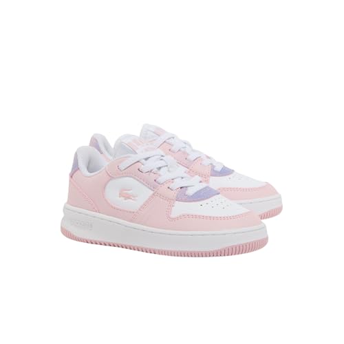 Lacoste Unisex-Child Infant's L001 Set Sneaker, Light Pink/White, 8.5 Infant