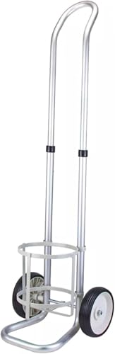 WQPMNYG Oxygen Cylinder Rack Aluminum Alloy Cart for Storage Propane Nitrogen Tank, Adjustable Height Dolly for Household Gas Cylinder Fixed Rack
