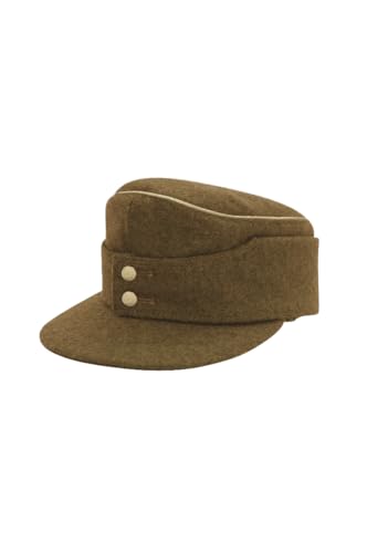 Casquette M43 Field Cap en laine marron de Militaryharbor pour sorties historiques