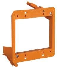 SC200RR 2-Gang Low Voltage Mounting Old-Work Bracket - Orange