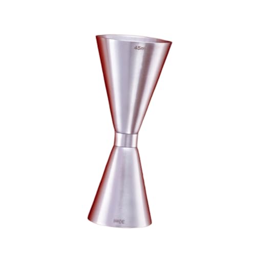 Jigger acero inoxidable esencial para mixología con doble medida de 30 45ml silver 2