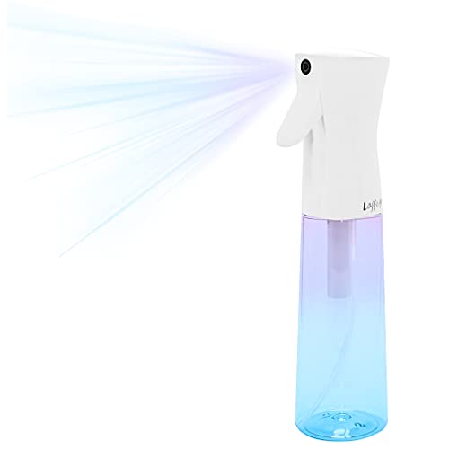 Plant Mister Spray Bottle, Continuous Spray Bottle for Hair (12oz 360ml, Gradient Pink Green)