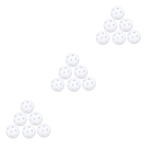 HANABASS 18pcs Plastic Golf for Indoor and Outdoor Practice Highly Visible Balanced Flight Material for All Ages