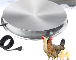 Heizplatte für Geflügeltränke, 150W Ø 38cm Hühnertränke für Hühner Vögel