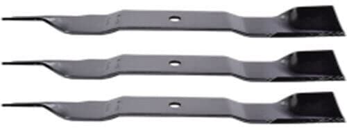 Set of Three (3) 433 Pack High Lift Blades Compatible with 52" Gravely 04771200 18" x 2-1/2"x5/8" - USA Made