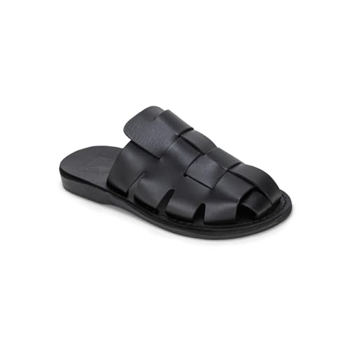 Sailor - Leather Braided Mule Slide - Men Sandals