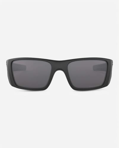 Oakley Sunglasses for Men - OO9096 Fuel Cell Rectangular Polarized Sunglasses - Matte Black/Grey Polarized - Size 60