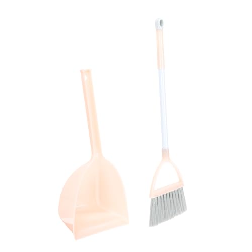 Unomor Mini Broom Dustpan Set for Boys and Girls 1 Set of Small Cleaning Tools Safe and Easy-to-use for Toddlers' Cleaning Fun