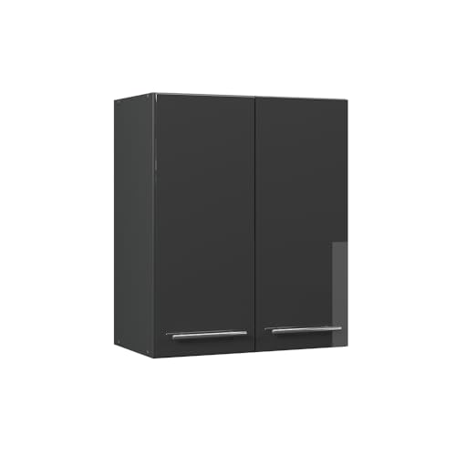 Vicco Hängeschrank Fame-Line, Anthrazit Hochglanz, 60 cm Vicco Hängeschrank Fame-Line, Anthrazit Hochglanz, 60 cm