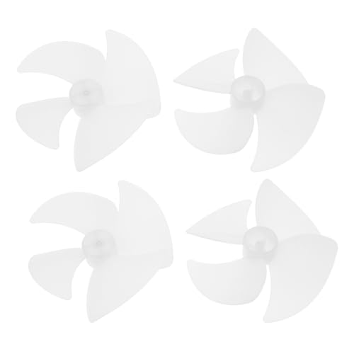 Toyvian 4 Piezas Aspas de Ventilador de Plástico para Motor Microondas Reemplazo para Ventilador Eléctrico de Refrigeración Accesorios para Reparación de Electrodomésticos