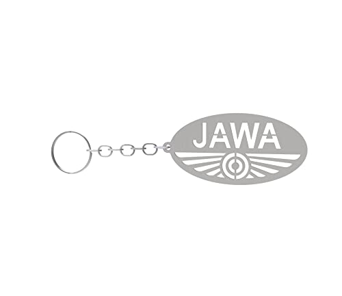 Image of Auto Infinity Key Chain Compatible With Jawa (Silver, Pack of 1)