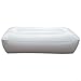 Portable Inflatable Seat for Boat Fishing, Waterproof PVC with Compact Design for Camping and Outdoor Use, Lightweight Comfort Pad (White)