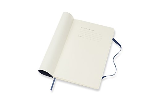 Moleskine Classic 18 Month 2018-2019 Weekly Planner, Soft Cover, Large (5" X 8.25") Sapphire Blue #TOP2