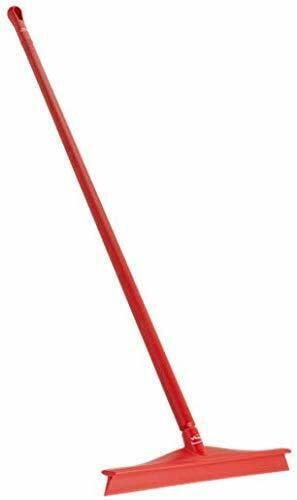 Vikan 71404 Rubber Polypropylene Frame Single Blade Squeegee, 16", Red - Image 4