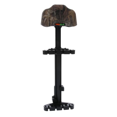 Image of TRUGLO Loc-Down 4-Arrow Ultra-Quiet Lightweight Composite Vibration-Absorbing Left-Hand Convertible Bow Hunting Archery Quiver