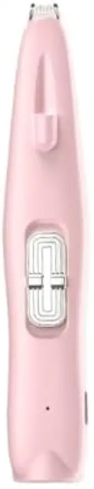 MáQuina De Tosa Recarregavel Pata Olhos Orelha CãO Gato Profissional Aparador De Pelos Cortador,Tosador De Pelos, Hair(Rosa)