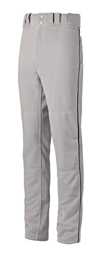 Mizuno Boys Mvp Pro Piped Baseball Pant, Grey-black, XX-Large US