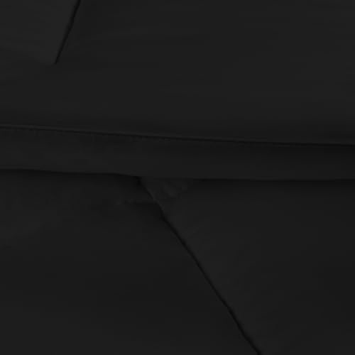 Image of Utopia Bedding Comforters King Size, All Season Duvet Insert, Down Alternative Box Stitched Bed Comforter with Corner Tabs, Machine Washable (Black)