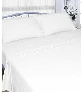 RAYYAN Linen 100% Brushed Cotton Flannelette Fitted Sheet Or Pillowcases, Luxury Thermal Soft and Cosy 25cm / 10" Fitted Bed Sheet (White, SINGLE)