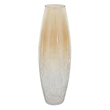 Coloris : Transparent Atmosphera Créateur d\'intérieur - Vase en Verre Craquelé Alexis 40cm Transparent