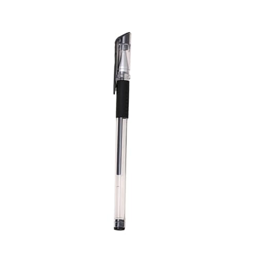 4-Bullet Cap Gel Pen Simple Blue, Black and red Stationery-Black