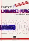 Praktische Lohnabrechnung 2003