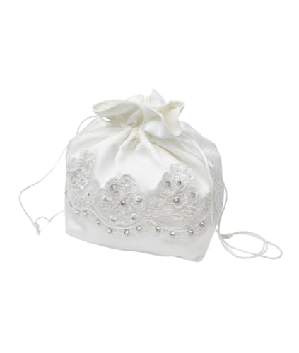 Sac Dolly fille dentelle perles pour éviter les chutes d'objets au mariage
