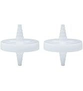 COBETTER 10 Pack PTFE Syringe Filter for Air Venting Filter Disc 50mm 0.2μm Hydrophobic Venting F...