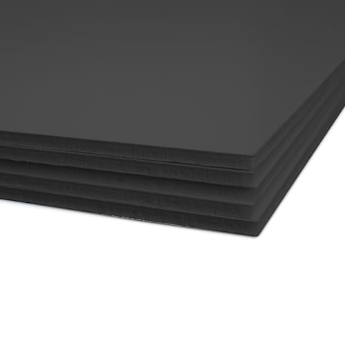 Flipside Products Total Black Foam Board 18 x 24 Pack of 5