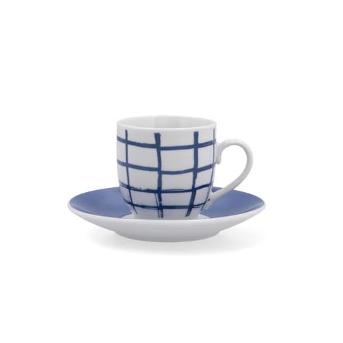 Quid Kansas Set 6 Tazas Con Plato Porcelana 9cl Porcelana Apto Microondas Quid Kansas Set 6 Tazas Con Plato Porcelana 9cl Porcelana Apto Microondas