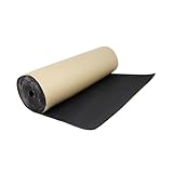 A ABSOPRO 197mil 11.1sqft Autozellenschaum 5mm Schallschutz-Isoliermatte Dämmmatte Auto Schallschutzmatte Dämmung Isolierung Schallschutz selbstklebend 40.6x39.4inch Artikelaustausch