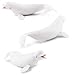 LOVNBHELP Simulated Beluga Whale Figurine Sea Animals Solid Ocean Animal Creatures Toy Sea Educational Toys for Kids Toddlers (White Whale)