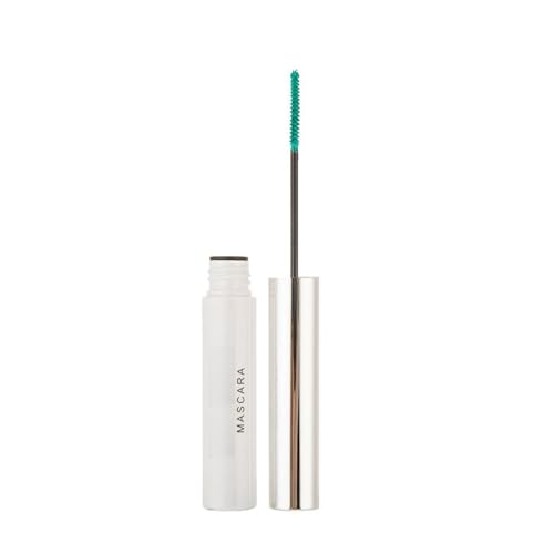 Ultra Fine Waterproof Mascara de pestañas largas, resistente al agua, pincel fino de pestañas verdes, máscara de larga duración con fibra de seda, no grumosa (06 esmeralda, fina)