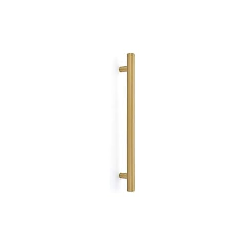 Emtek BAR Appliance Pull of The Urban Modern Collection, 18 inch (Center to Center), Overall: 21-1/4 inch, Color: Satin Brass (US4), Model: CS86352US4 Cover