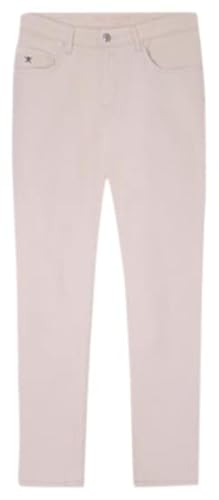 Jeans denim ecru Hackett London pantalon coupe droite classique