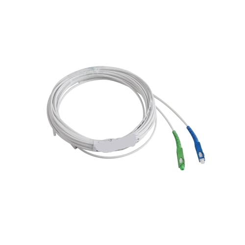Câble de raccordement fibre optique pour connecter toute la maison liaison SC 2 cœurs monomode 120m