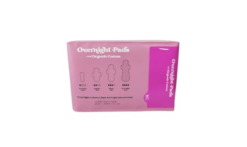 Image of B-Pure Lavender and Aloe Infused Overnight Pads, 6 ct
