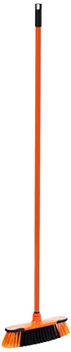 Royalford Long Floor Broom with Strong Iron Handle - Upright Long Handle Broom with Stiff Bristles - Multipurpose Cleaning Tool Perfect for Home or Office Use - Ideal for All Sweeping Cleaning Job