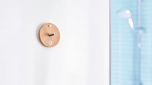 Tesa Aluxx No Drill, Wall Mounted Bathroom Shower Corner Caddy, Chrome-Plated Aluminium Shower Basket, Removable Glue Adhesive. #TOP6