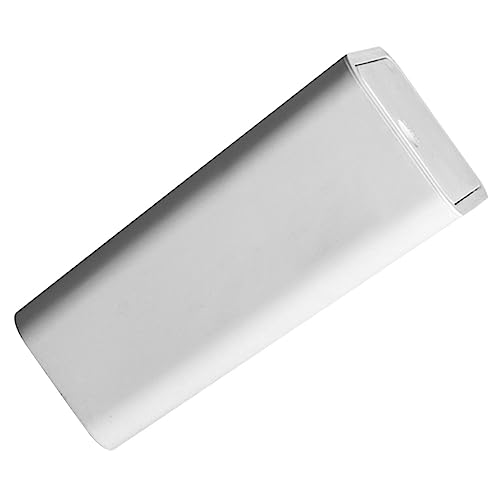 Caneca de basura rectangular con tapa grande de plástico miniatura 1