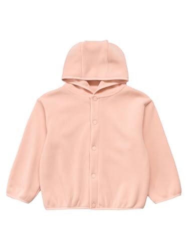 Girls Hooded Fleece Jacket Winter Warm Coats Long Sleeve Double-Sided Outerwear3