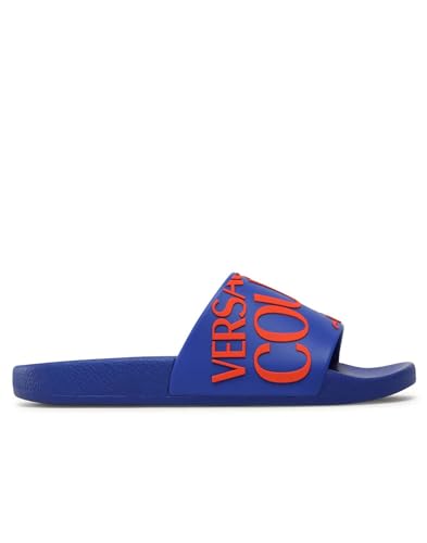 VERSACE JEANS COUTURE - Ciabatte Blu art.74YA3SQ171352206 BLU 40