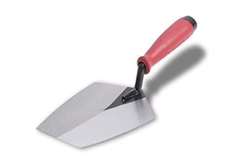 QLT By MARSHALLTOWN Bucket Trowel, 8 1/4 Inch, Masonry, Soft Grip Handle, Carbon Steel, BKTSG825 - Image 2