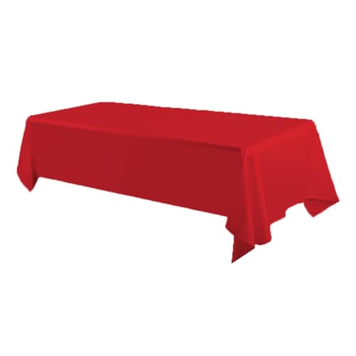 Nappe rectangulaire en polyester facile à nettoyer et protection de table durable - 2