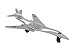Daron Worldwide Trading Runway24 B-1 Vehicle, Silver