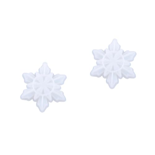 SHINEOFI 2 Piezas molde colgante de nieve divertido Interesante cubo pegatina vaso molde manual de bricolaje molde para hacer colgantes molde de bricolaje sencillo gel de sílice